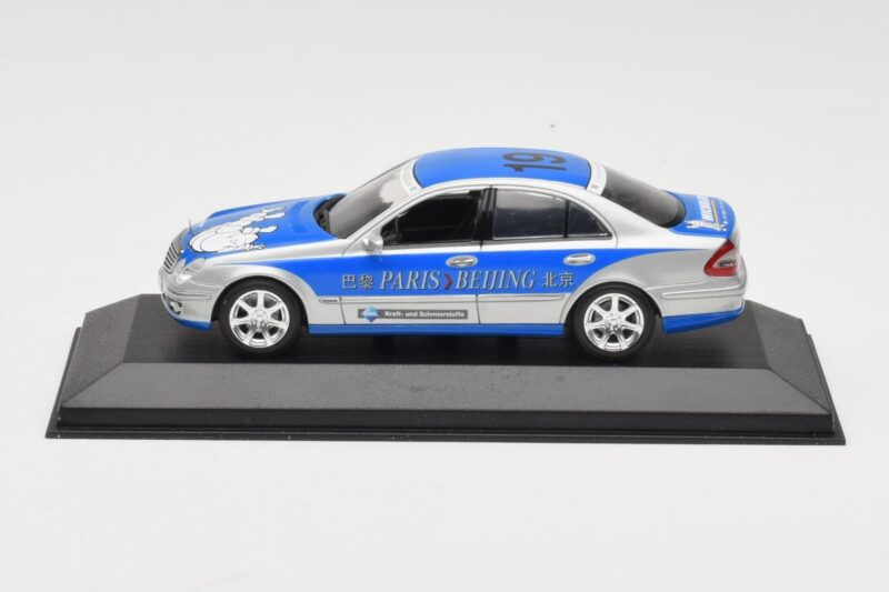 Mercedes E-Class W211 #19 Team Michelin Paris-Beijing 2006 Replacement Box Minichamps 1:43 B66962269-R Metaal