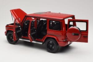 Mercedes G 500 W463 Rood Minichamps 1:18 110037101 Metaal — afbeelding 5 van 8