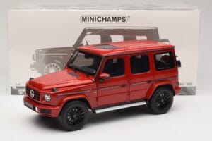 Mercedes G 500 W463 Rood Minichamps 1:18 110037101 Metaal — afbeelding 8 van 8