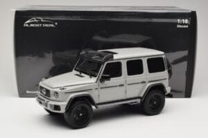 Mercedes G 63 AMG 4x4 Squared Arabian Grey Almost Real 1:18 820829 Metaal — afbeelding 8 van 8