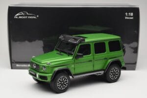 Mercedes G 63 AMG 4x4 Squared Green Hell Magno Almost Real 1:18 820821 Metaal — afbeelding 8 van 8
