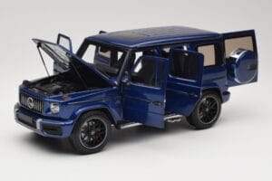 Mercedes G 63 AMG W463 Blue Metallic Minichamps 1:18 110037061 Metaal — afbeelding 2 van 8