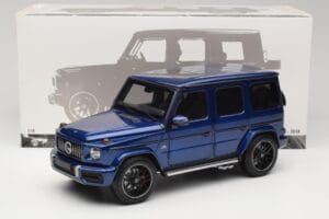Mercedes G 63 AMG W463 Blue Metallic Minichamps 1:18 110037061 Metaal — afbeelding 8 van 8