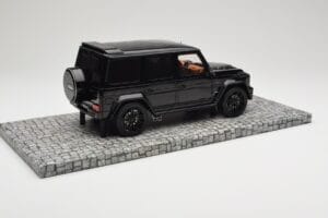 Mercedes Brabus 850 6.0 Widestar G63 W463 Obsidian Black Metallic Minichamps 1:18 107032400 Metaal — afbeelding 2 van 6