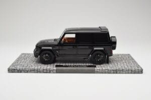 Mercedes Brabus 850 6.0 Widestar G63 W463 Obsidian Black Metallic Minichamps 1:18 107032400 Metaal — afbeelding 3 van 6