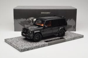 Mercedes Brabus 850 6.0 Widestar G63 W463 Obsidian Black Metallic Minichamps 1:18 107032400 Metaal — afbeelding 6 van 6