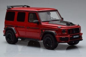 Mercedes G-Class W464 Brabus G900 Rocket Jupiter Red GT Spirit 1:18 GT897 Hars — afbeelding 4 van 6