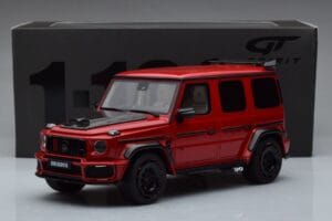 Mercedes G-Class W464 Brabus G900 Rocket Jupiter Red GT Spirit 1:18 GT897 Hars — afbeelding 6 van 6