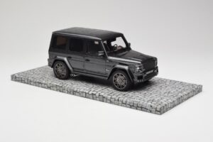Mercedes G-Class W463 Brabus V12 800 Widestar Grijs Minichamps 1:18 107032300 Metaal — afbeelding 4 van 6
