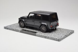 Mercedes G-Class W463 Brabus V12 800 Widestar Grijs Minichamps 1:18 107032300 Metaal — afbeelding 5 van 6