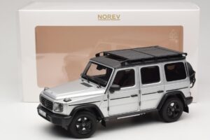 Mercedes G-Class W463 Iridium Silver Norev 1:18 183030 Metaal — afbeelding 8 van 8
