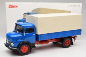 Mercedes L911 Blauw Schuco 1:18 450044800 Metaal — afbeelding 8 van 8
