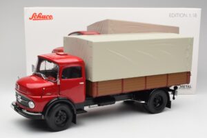 Mercedes L 911 Rood Schuco 1:18 450016400 Metaal — afbeelding 8 van 8