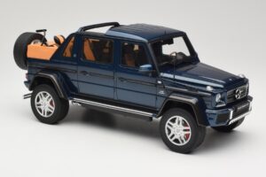Mercedes Maybach G650 Landaulet Donkerblauw GT Spirit 1:18 GT174 Hars — afbeelding 4 van 6