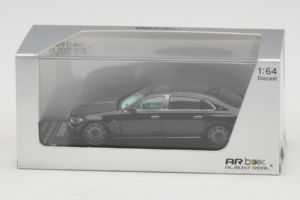 Mercedes Maybach S-Class W223 Brabus S850 Masterpiece Obsidian Black Almost Real 1:64 660101001 Metaal — afbeelding 7 van 7