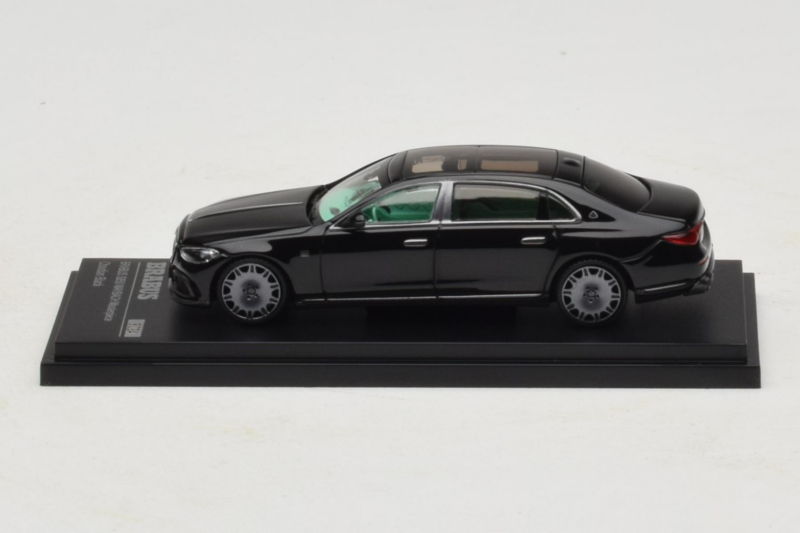 Mercedes Maybach S-Class W223 Brabus S850 Masterpiece Obsidian Black Almost Real 1:64 660101001 Metaal