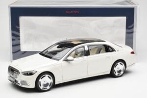 Mercedes Maybach S680 4Matic X223 Diamond Wit Norev 1:18 183918 Metaal — afbeelding 8 van 8