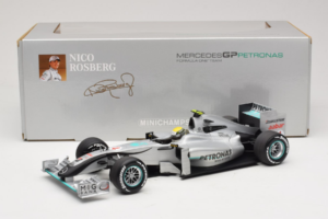 Mercedes MGP W01 #4 N. Rosberg Mercedes GP Showcar 2010 Minichamps 1:18 150100074 Metaal — afbeelding 7 van 7