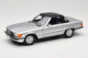 Mercedes R107 380 SL Zilver Norev 1:18 183725 Metaal