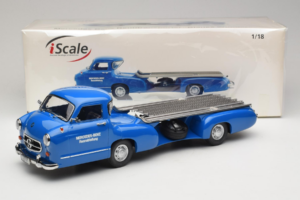 Mercedes Renntransporter Blaues Wunder iScale 1:18 118000000006-P1 Metaal — afbeelding 6 van 6