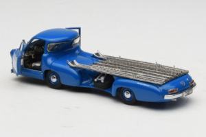 Mercedes Renntransporter Blue Wonder CMC 1:43 M-036K Metaal — afbeelding 5 van 8