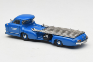 Mercedes Renntransporter Blue Wonder CMC 1:43 M-036K Metaal — afbeelding 7 van 8