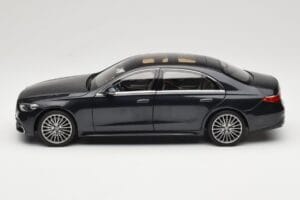 Mercedes S-Class W223 AMG Line Anthracite Blue Norev 1:18 183800 Metaal — afbeelding 4 van 8