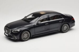 Mercedes S-Class W223 AMG Line Anthracite Blue Norev 1:18 183800 Metaal