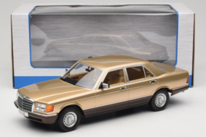 Mercedes S-Class W126 Metallic Beige MCG 1:18 MCG18548 Metaal — afbeelding 6 van 6