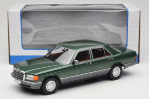 Mercedes S-Class W126 Metallic Green MCG 1:18 MCG18549 Metaal — afbeelding 6 van 6