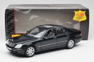 Mercedes S-Class W220 Blauw Maisto 1:18 56051 Metaal — afbeelding 8 van 8
