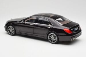 Mercedes S-Class W222 AMG Line Ruby Zwart Metallic Norev 1:18 183483 Metaal — afbeelding 7 van 8