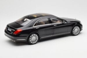 Mercedes S-Class W222 Zwart Metallic Norev 1:18 183480 Metaal — afbeelding 3 van 8