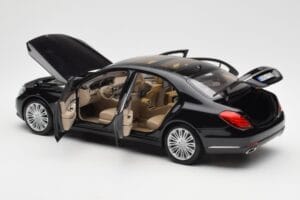 Mercedes S-Class W222 Zwart Metallic Norev 1:18 183480 Metaal — afbeelding 5 van 8