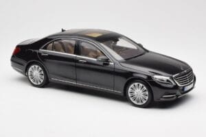 Mercedes S-Class W222 Zwart Metallic Norev 1:18 183480 Metaal — afbeelding 6 van 8