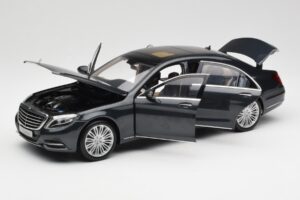 Mercedes S-Class W222 Blauw Antraciet Metallic Norev 1:18 B66960157 Metaal — afbeelding 2 van 8