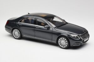 Mercedes S-Class W222 Blauw Antraciet Metallic Norev 1:18 B66960157 Metaal — afbeelding 6 van 8