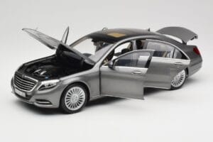 Mercedes S-Class W222 Grey Metallic Norev 1:18 183481 Metaal — afbeelding 2 van 8