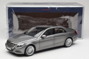 Mercedes S-Class W222 Grey Metallic Norev 1:18 183481 Metaal — afbeelding 8 van 8