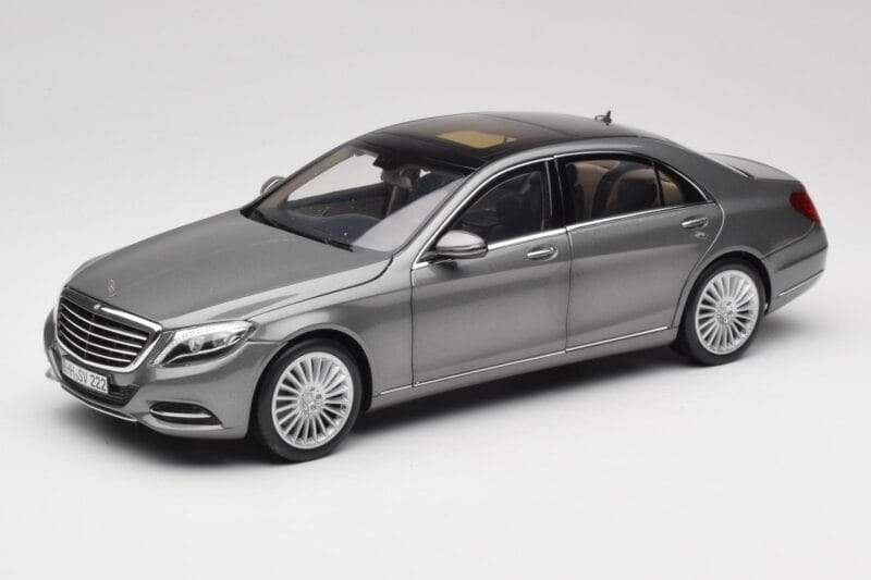 Mercedes S-Class W222 Grey Metallic Norev 1:18 183481 Metaal