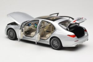 Mercedes S-Class W223 AMG Line Brilliant Silver Norev 1:18 183805 Metaal — afbeelding 5 van 8