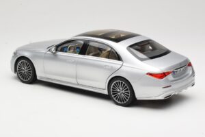 Mercedes S-Class W223 AMG Line Brilliant Silver Norev 1:18 183805 Metaal — afbeelding 7 van 8