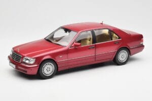Mercedes S500 W140 Rood Metallic Norev 1:18 183579 Metaal