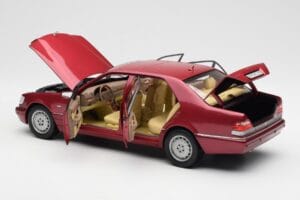 Mercedes S500 W140 Rood Metallic Norev 1:18 183579 Metaal — afbeelding 5 van 8