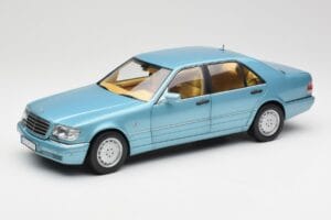 Mercedes S500 W140 Turquoise Metallic Norev 1:18 183561 Metaal