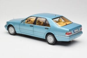 Mercedes S500 W140 Turquoise Metallic Norev 1:18 183561 Metaal — afbeelding 7 van 8