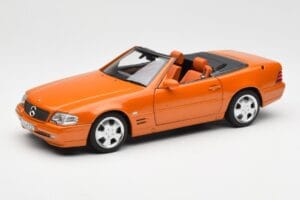 Mercedes SL 500 R129 Oranje Metallic Norev 1:18 183752 Metaal