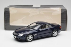 Mercedes SL 500 R230 Blauw Maisto 1:18 B66962126 Metaal — afbeelding 8 van 8