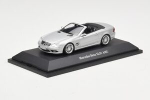 Mercedes SL 55 AMG R230 Zilver Minichamps 1:43 B66962347 Metaal — afbeelding 2 van 4
