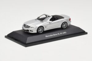 Mercedes SL 65 AMG R230 Zilver Minichamps 1:43 B66960601 Metaal — afbeelding 2 van 4